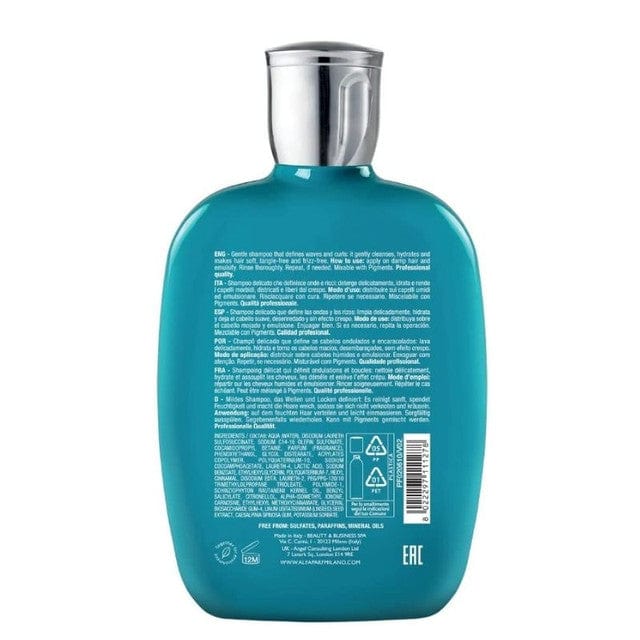 Alfaparf Semi Di Lino - Curls Low Shampoo back of bottle