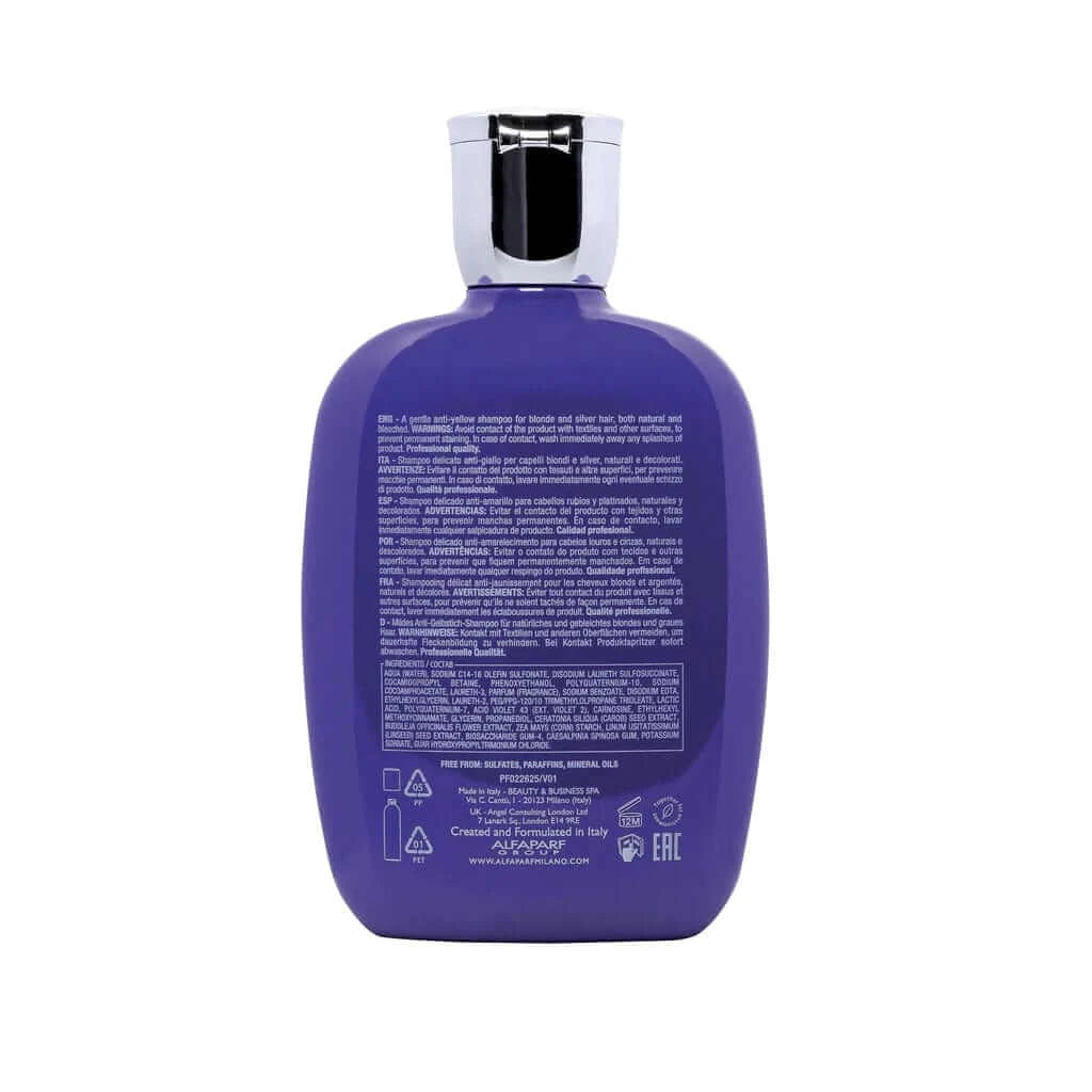 Alfaparf Semi Di Lino - Anti-Yellow Low Shampoo 250ml