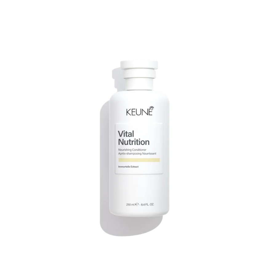 Keune Vital Nutrition conditioner bottle on a white background