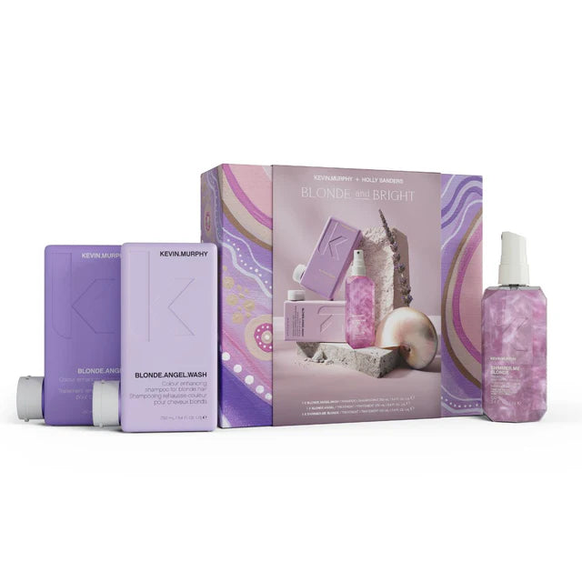 Kevin Murphy hair care product set with packaging on a white background