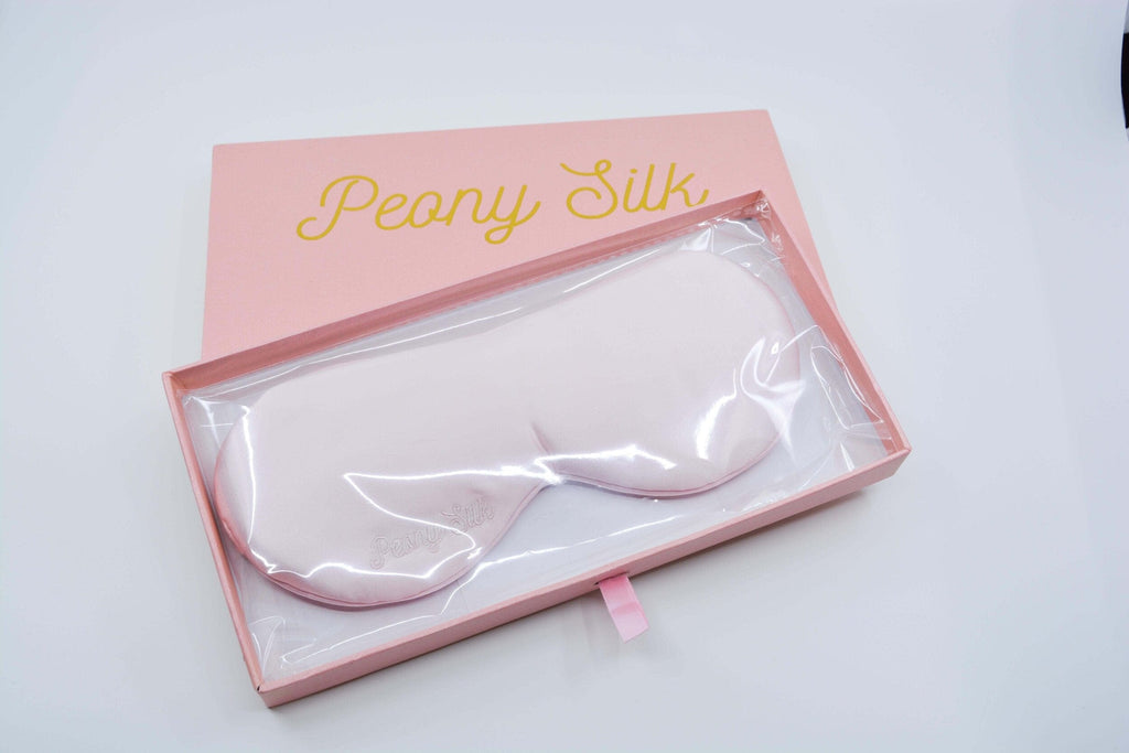 Luxury Silk Sleeping Mask - Peony Silk by Hair Republic