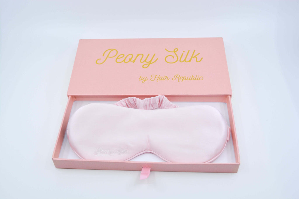 Luxury Silk Sleeping Mask - Peony Silk by Hair Republic