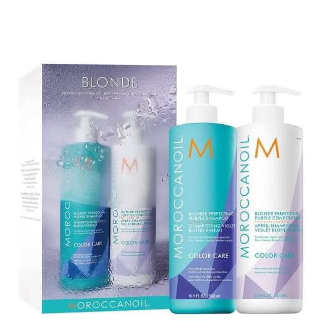 Moroccanoil Blonde Purple Shampoo & Conditioner Duo 500ml